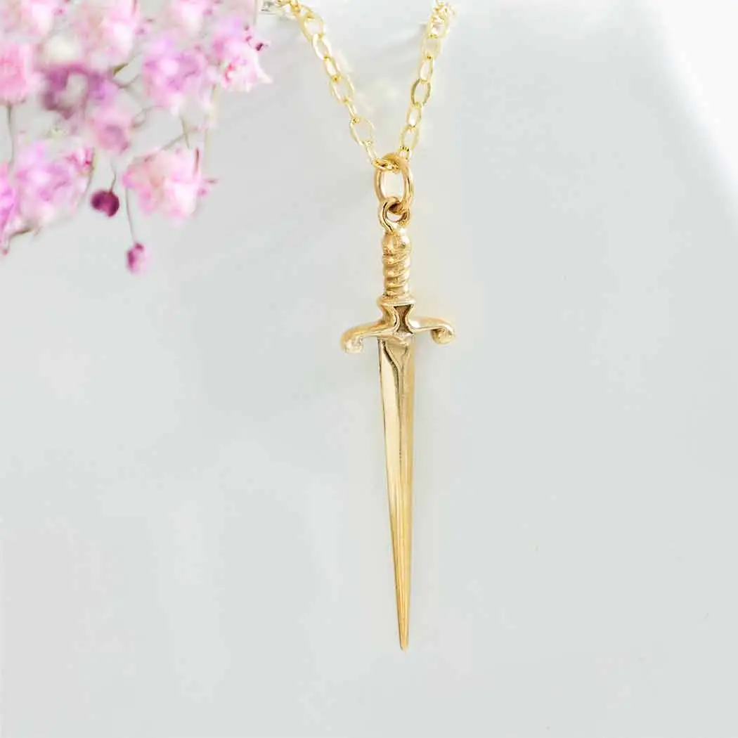 Bronze Sword Necklace