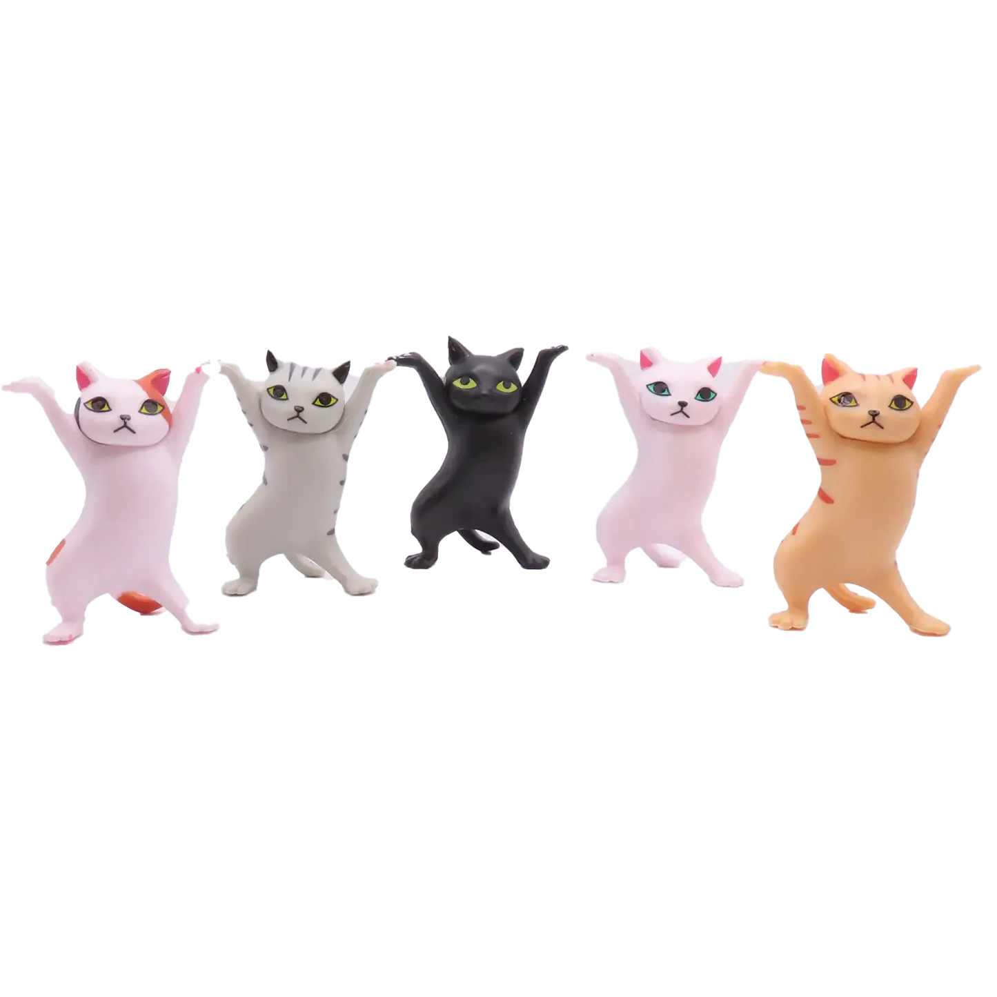 Dancing Cat Figurine