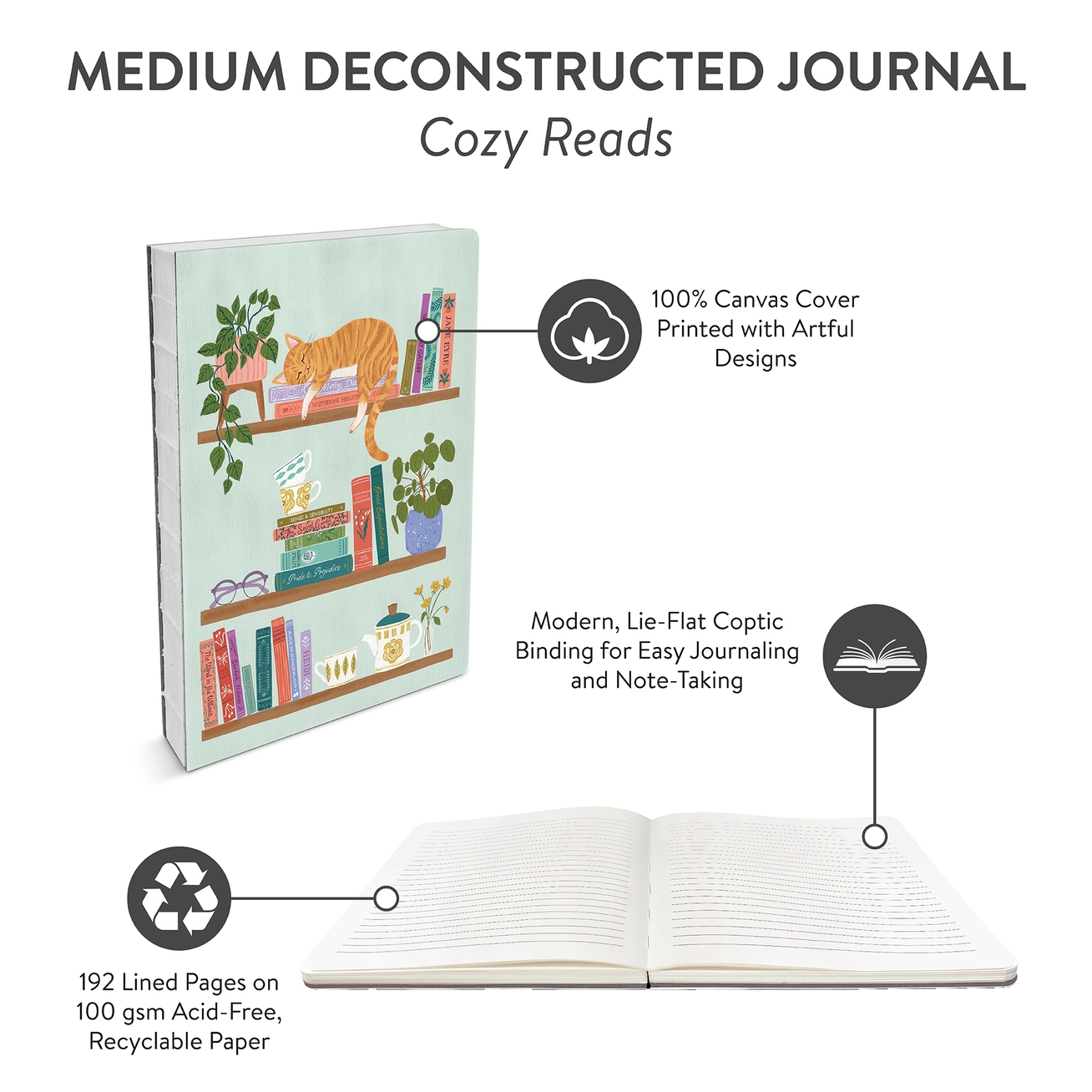 Cozy Reads Medium Deconstructed Journal
