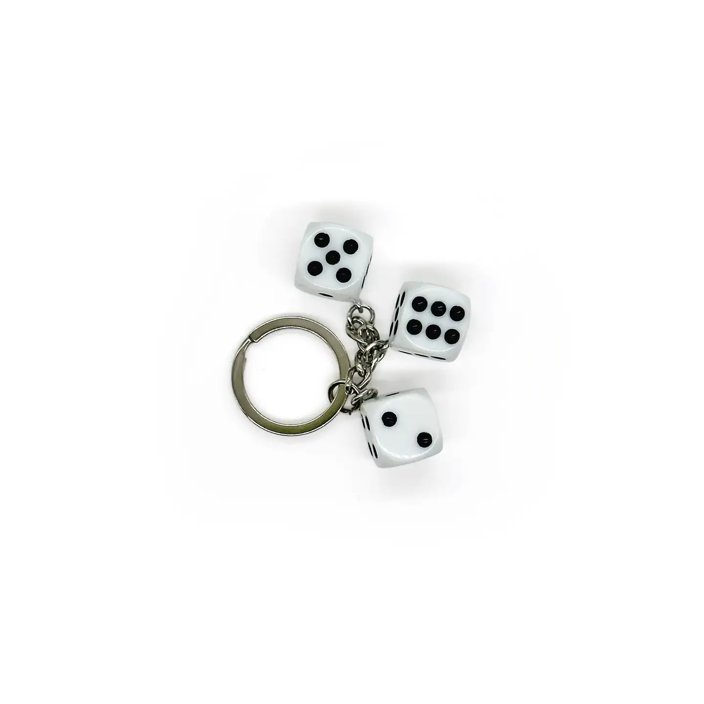 Triple Dice Keychain