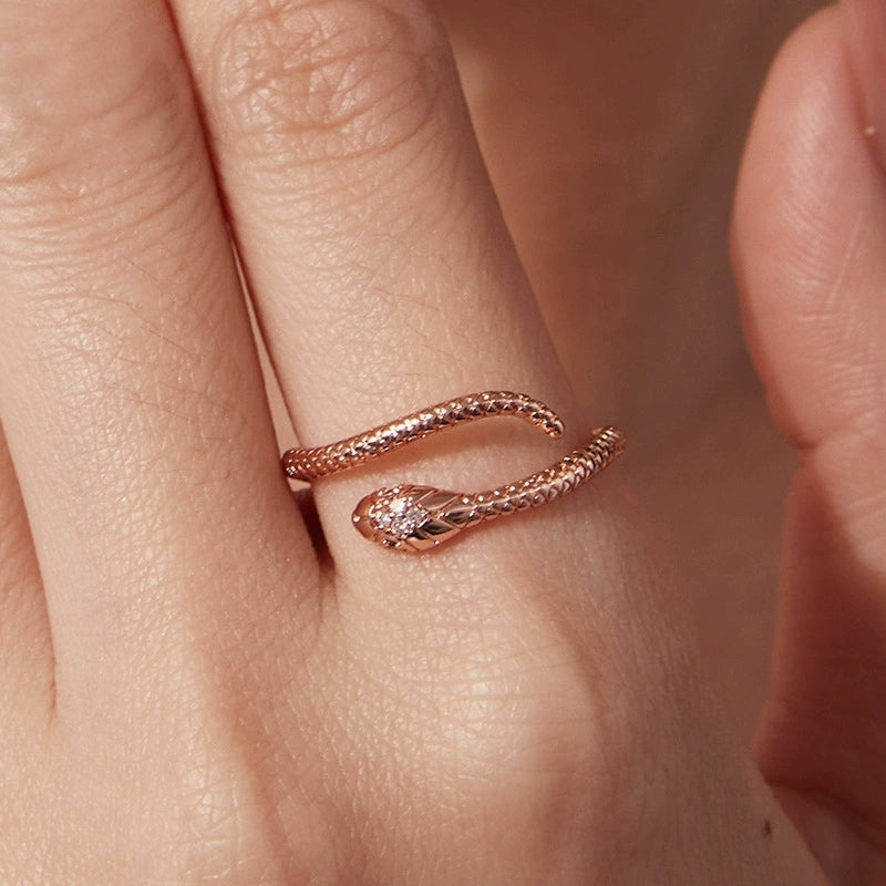 Minimalist Snake Wrap Ring