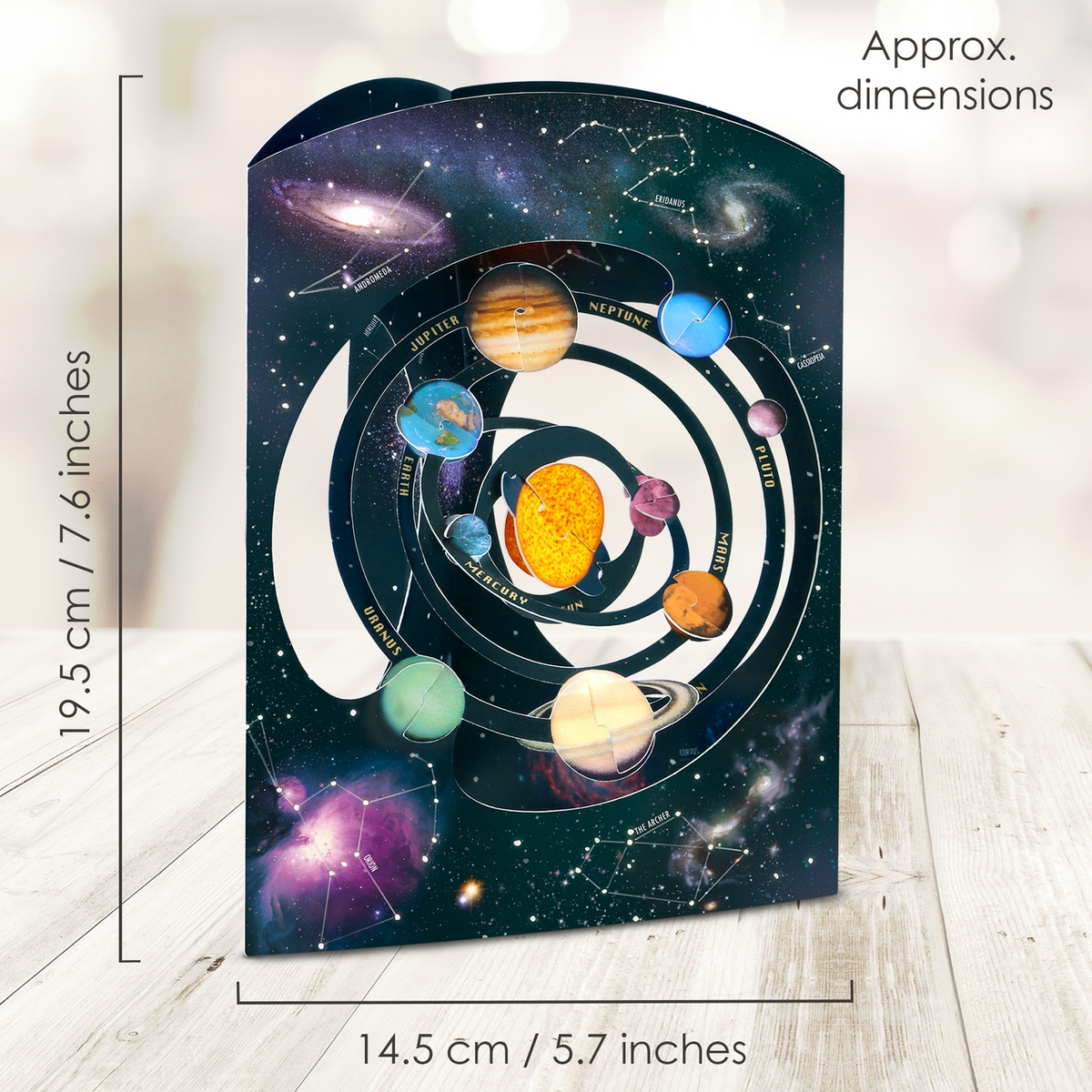 Pirouette Solar System Swing Card