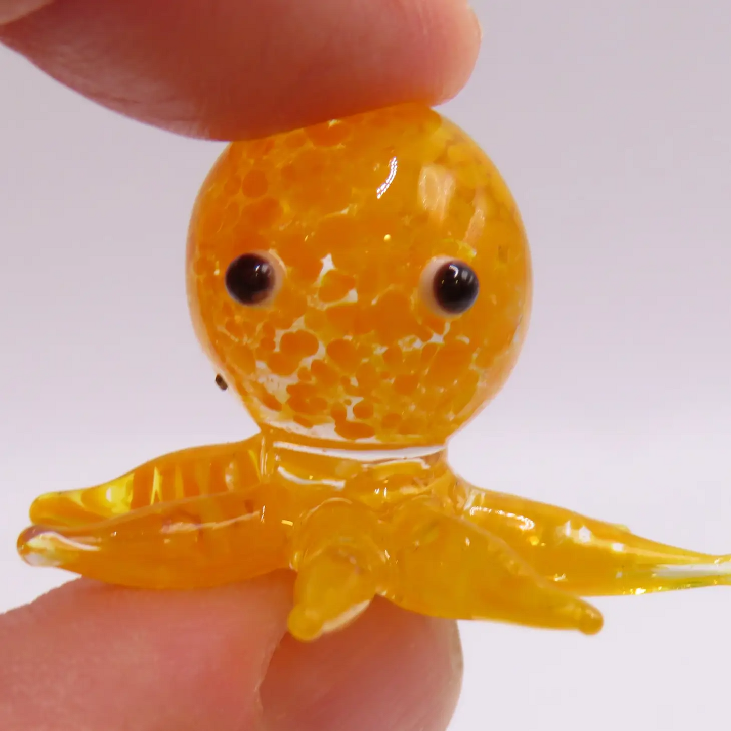 Mini Glass Octopus Figurine