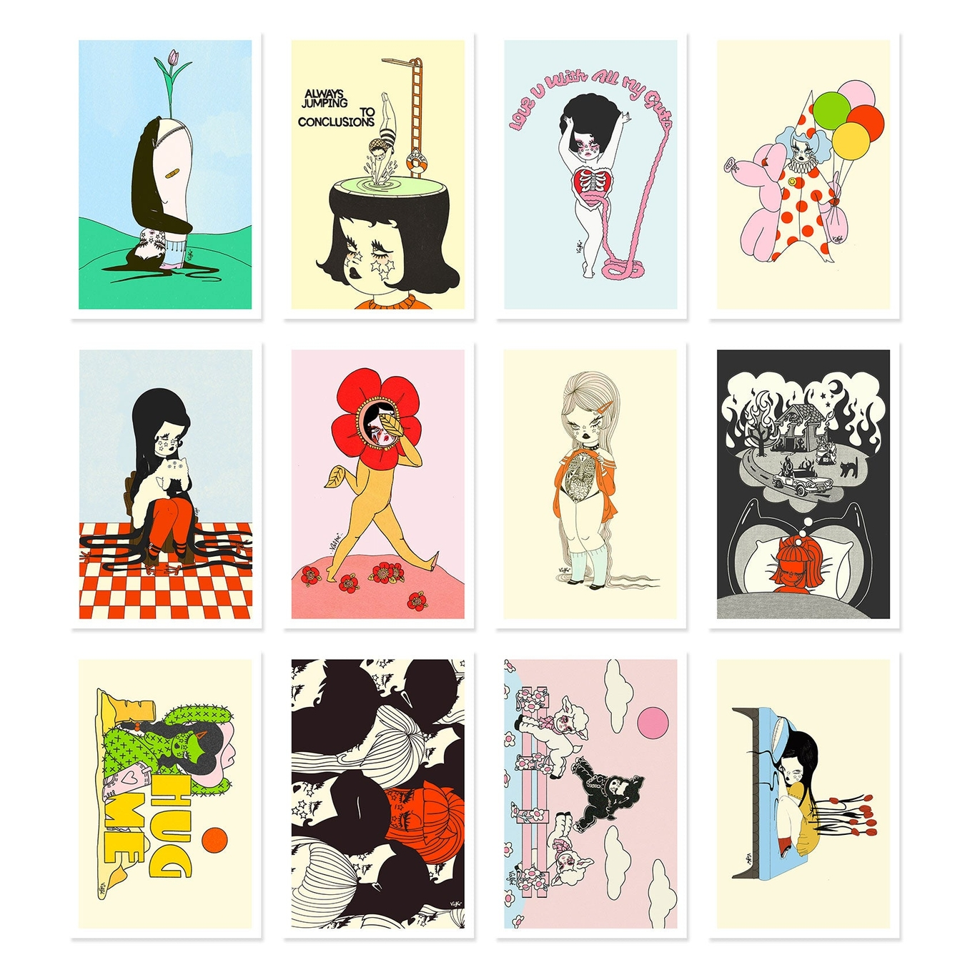 Valfre Postcards Vol ! - Set of 12