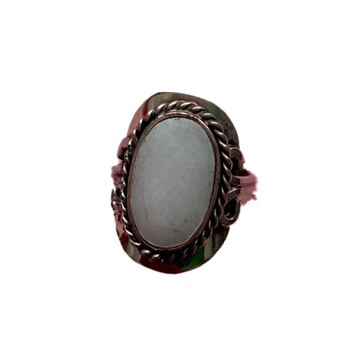 White Onyx Ring