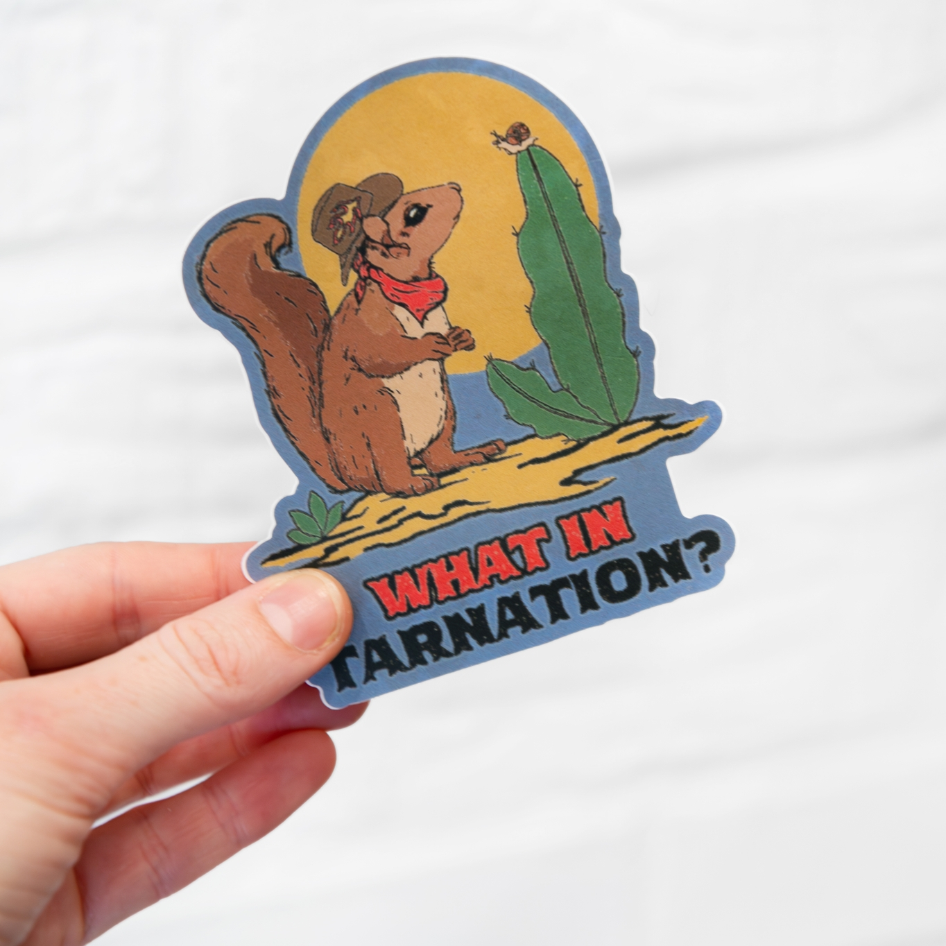 What in Tarnation Sticker