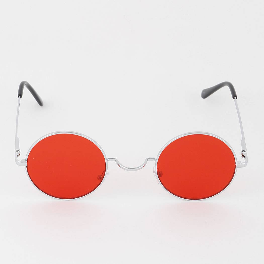 Bright Tinted Round Sunglasses