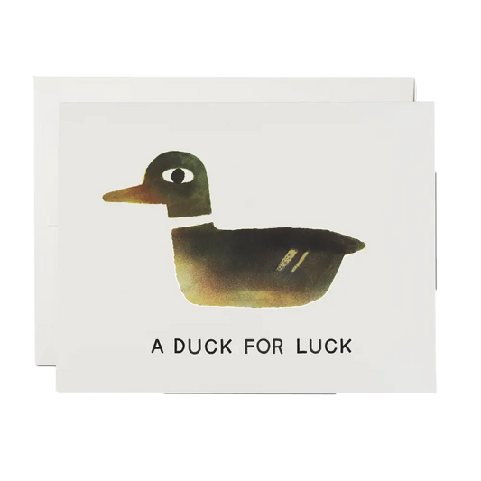 A Duck for Luck Card