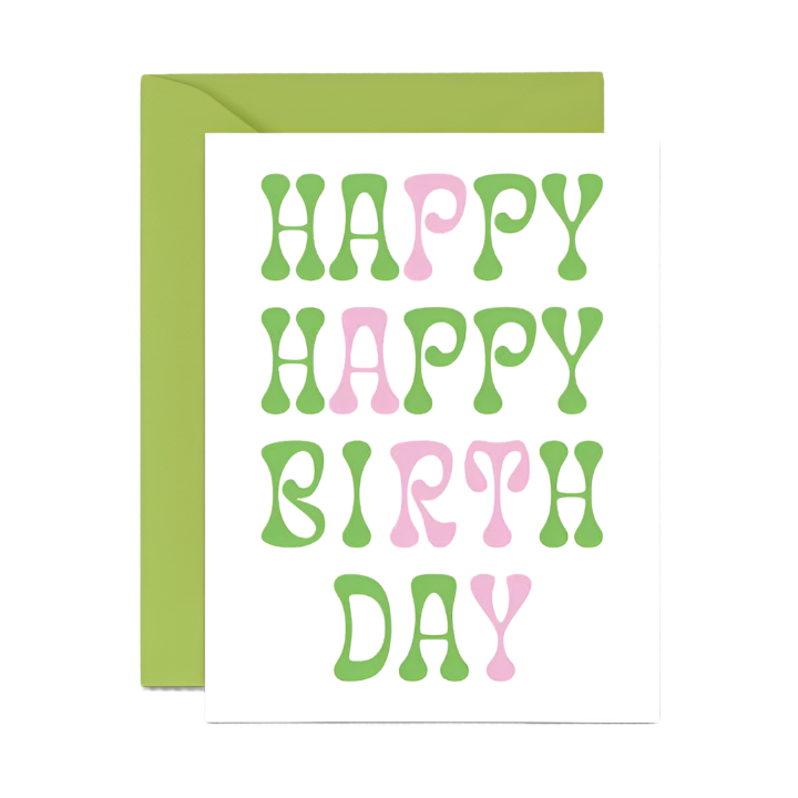 Happy Happy Party Birthday Card