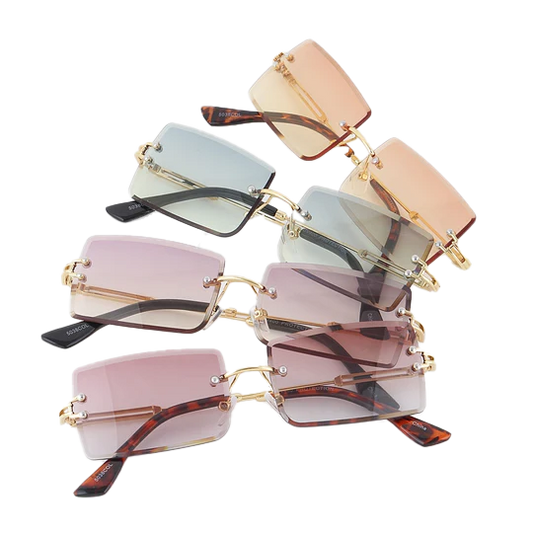 Pastel Rectangle Sunglasses