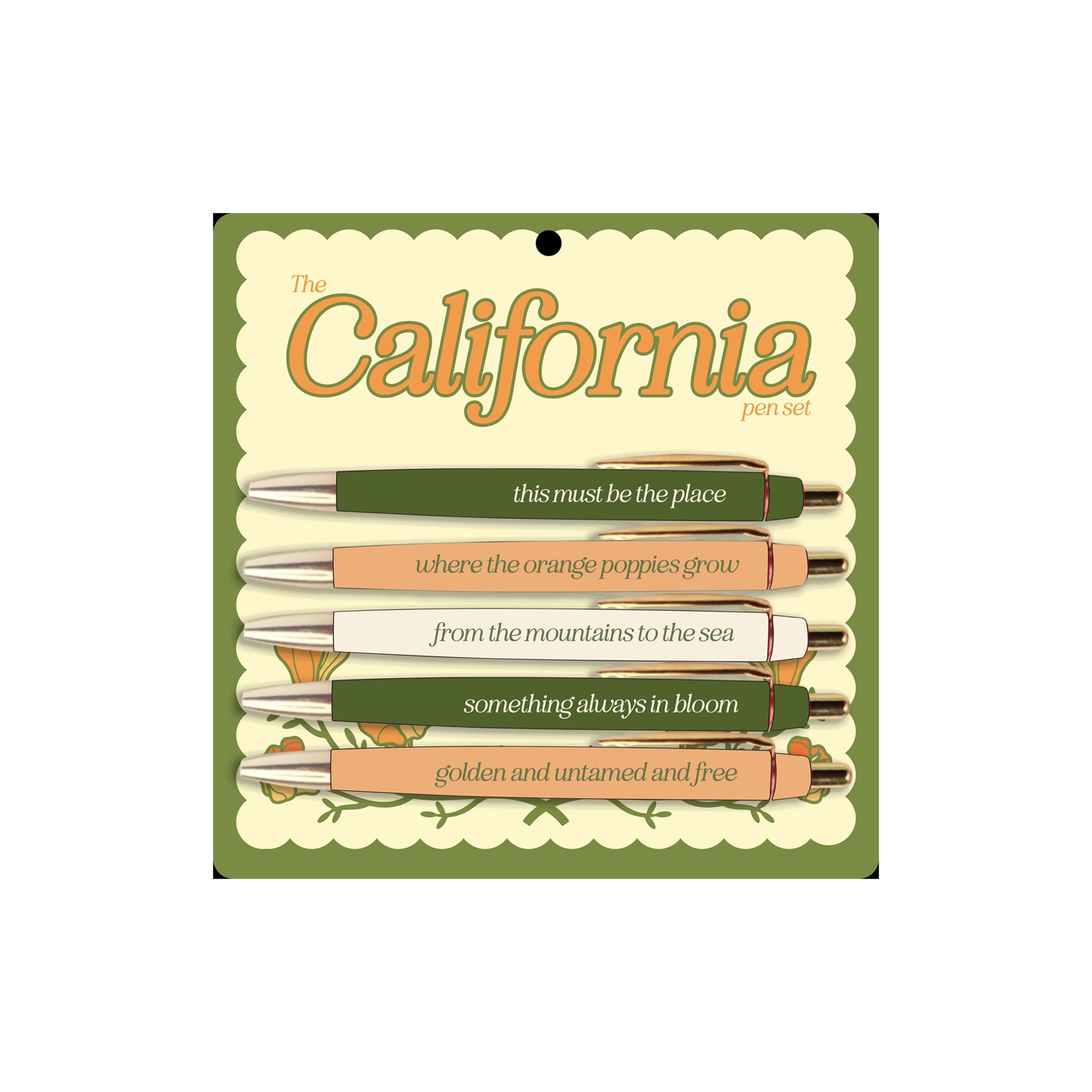 California Pen Set
