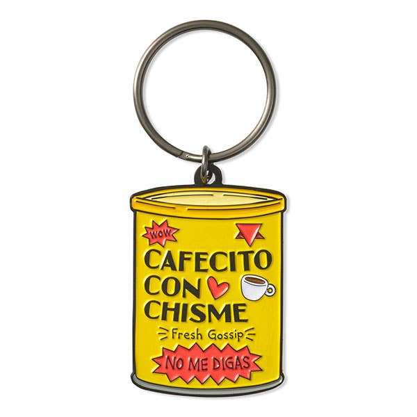 Cafecito Con Chisme Keychain