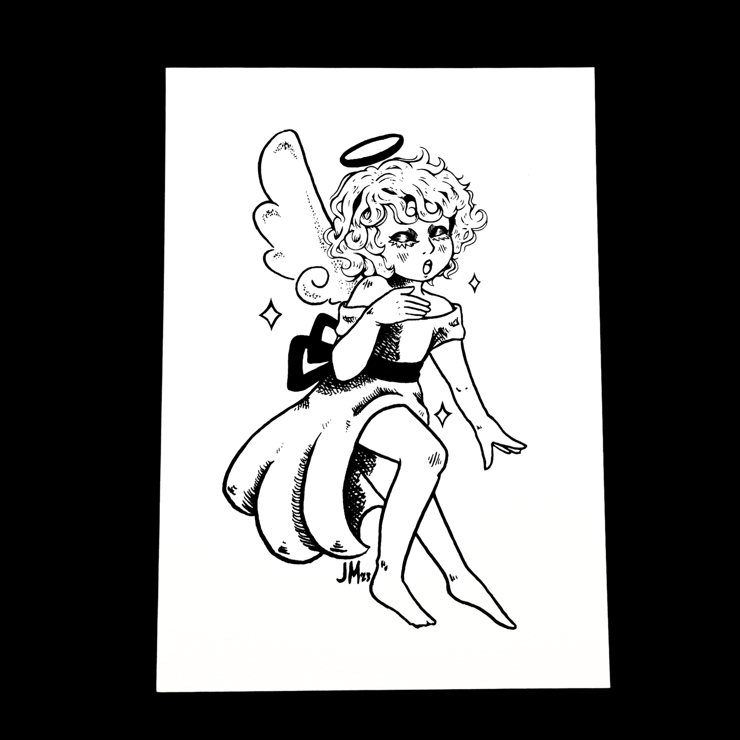 Cherub Angel Art Print