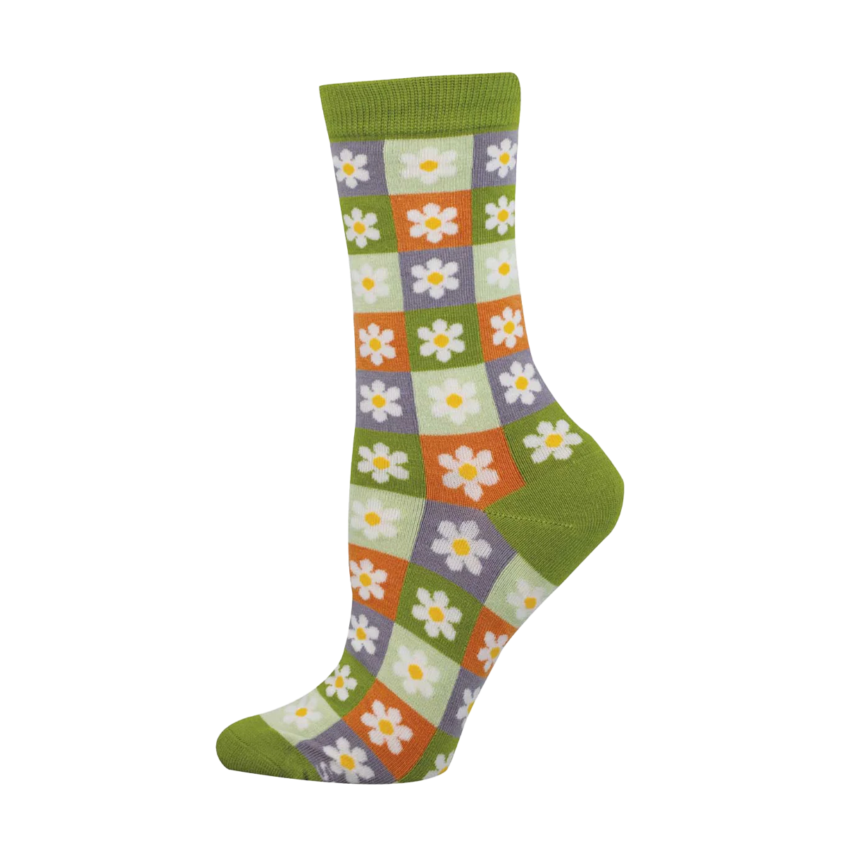 Daisy Squares - Women's Socks