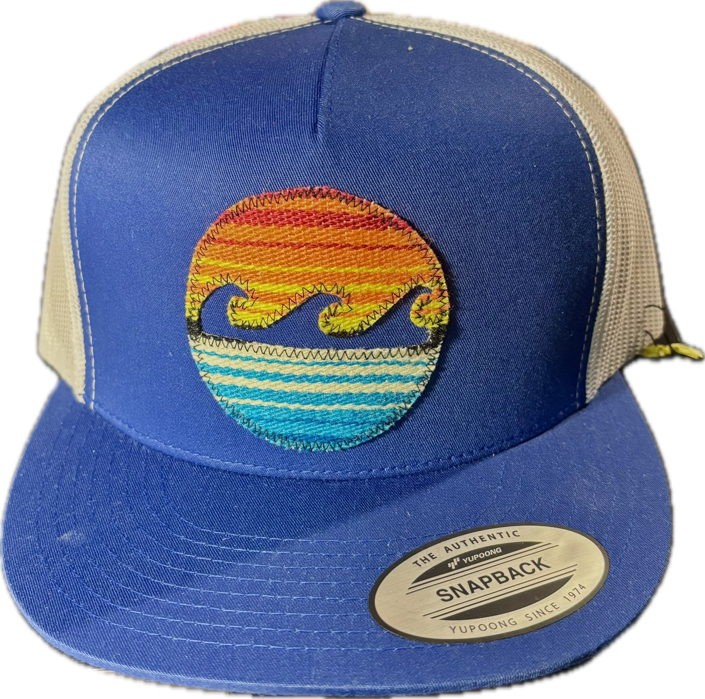 Wave Serape Flat Brim Snapback
