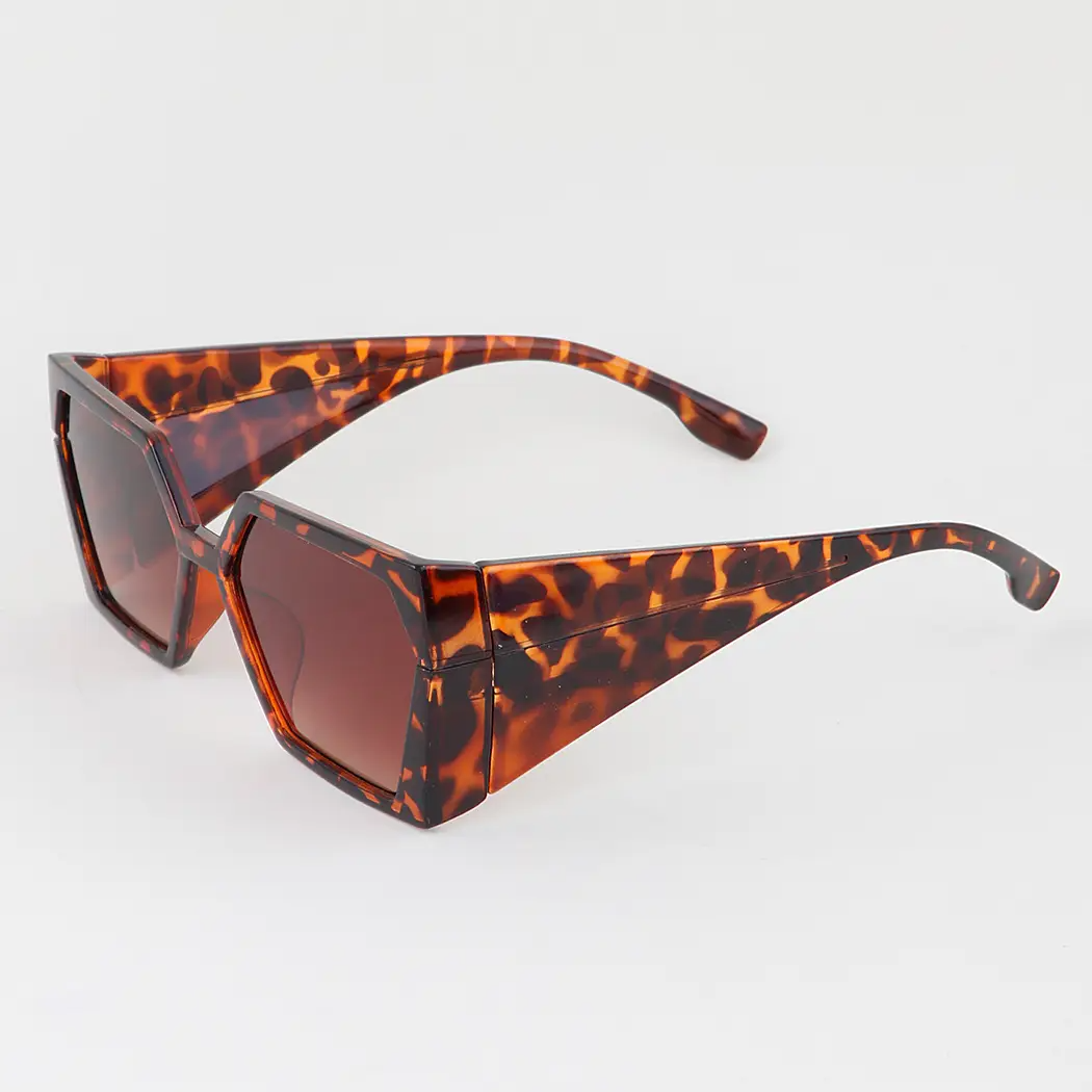 Bright Sharp Geometric Tinted Sunglasses