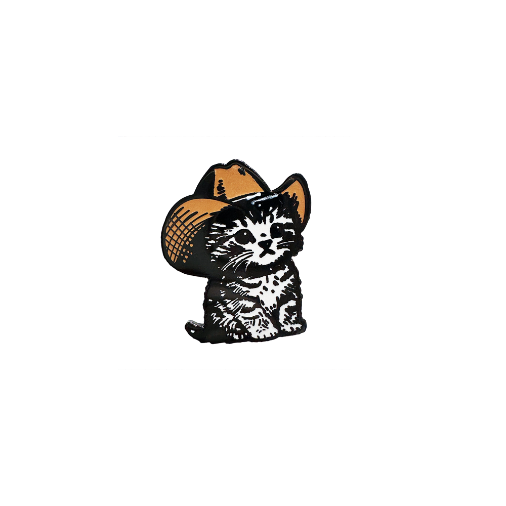 Howdy Kitty Enamel Pin