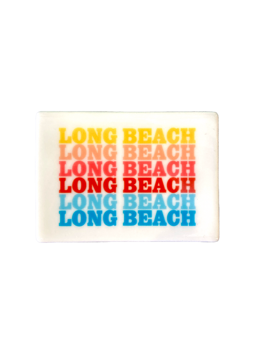 Long Beach Retro Magnet