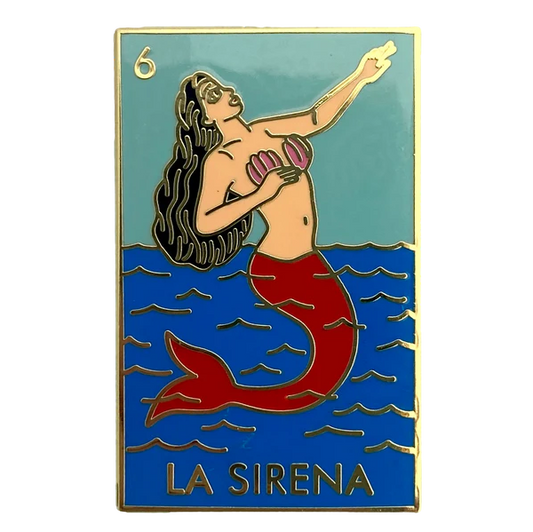 La Sirena Enamel Pin