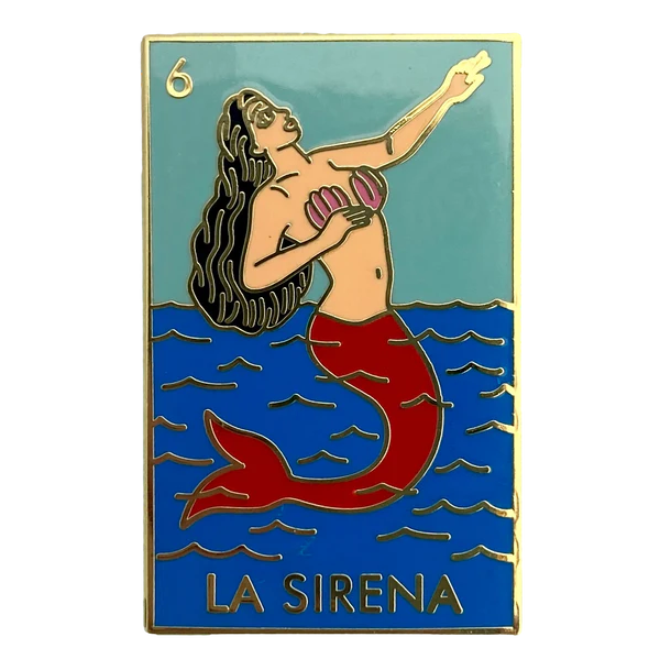 La Sirena Enamel Pin