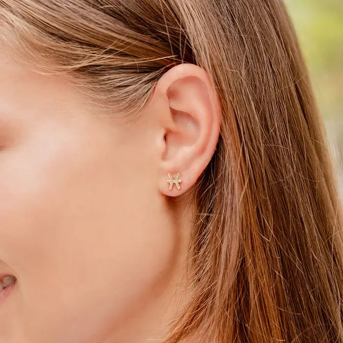 Zodiac Post Earrings