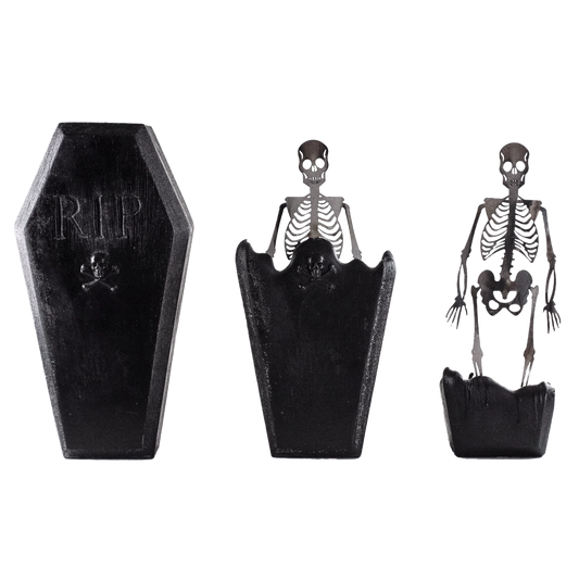 Coffin Surprise Skeleton Candle