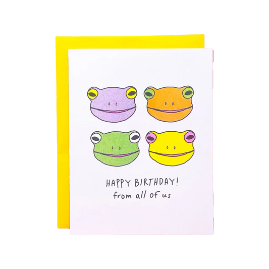 Happy Birthday From All of Us Card