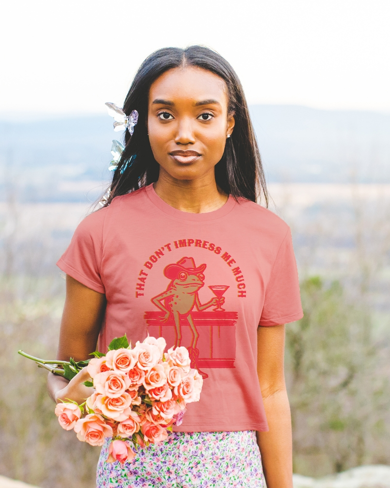 That Don't Impress Me Much Crop Top