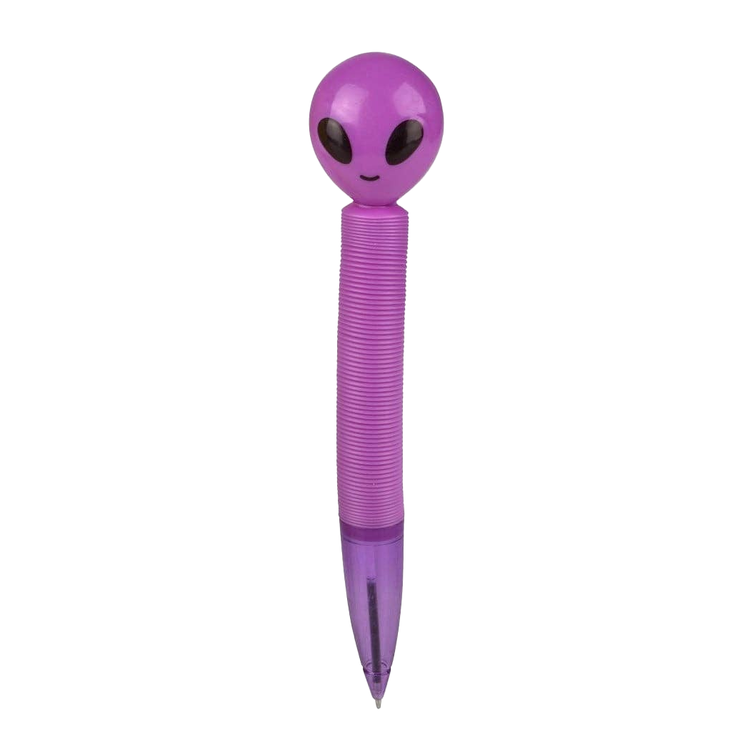 Pop Tube Light Up Alien Pen