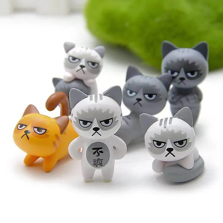 Angry Cat Figurines