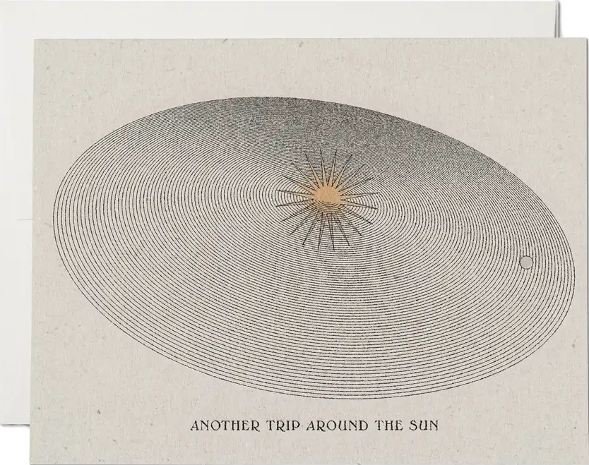 Around the Sun Birthday Card