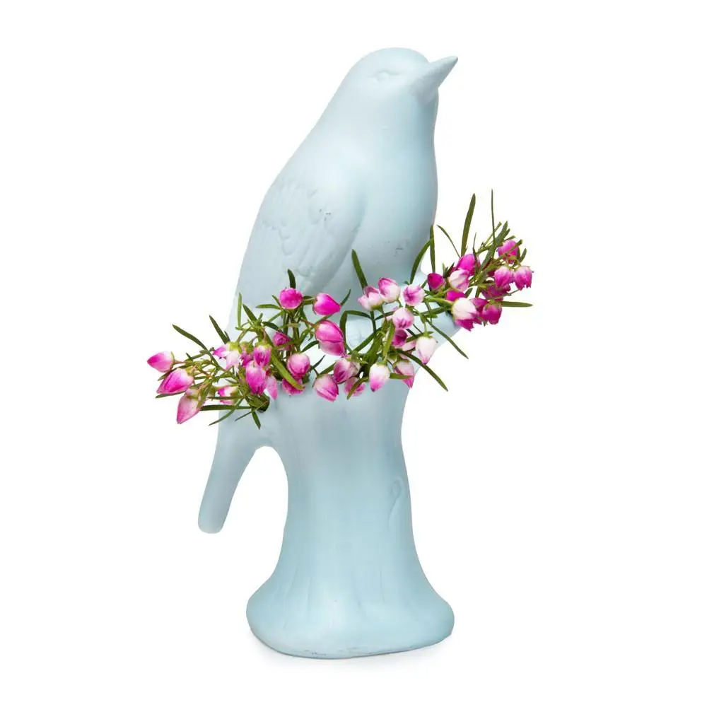 Porcelain Bird Flower Vase
