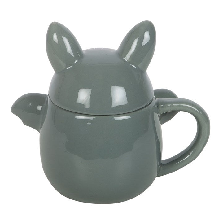 Cute Bat Halloween Lidded Mug