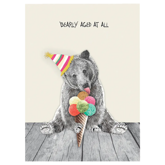 Bearly Aged Birthday Card