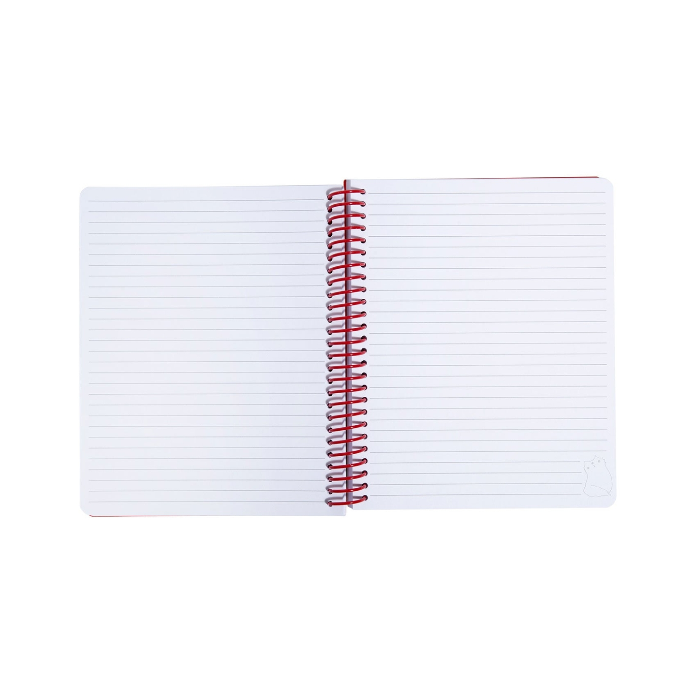Love Cats Blanco Spiral Notebook