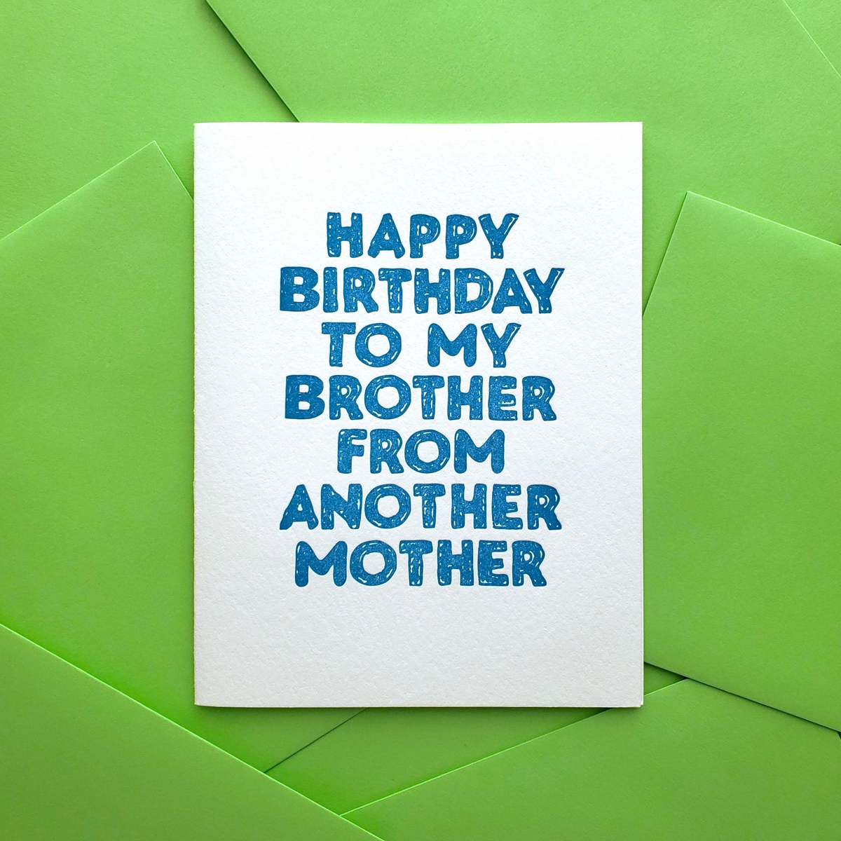 To My Brother from Another Mother Birthday Card