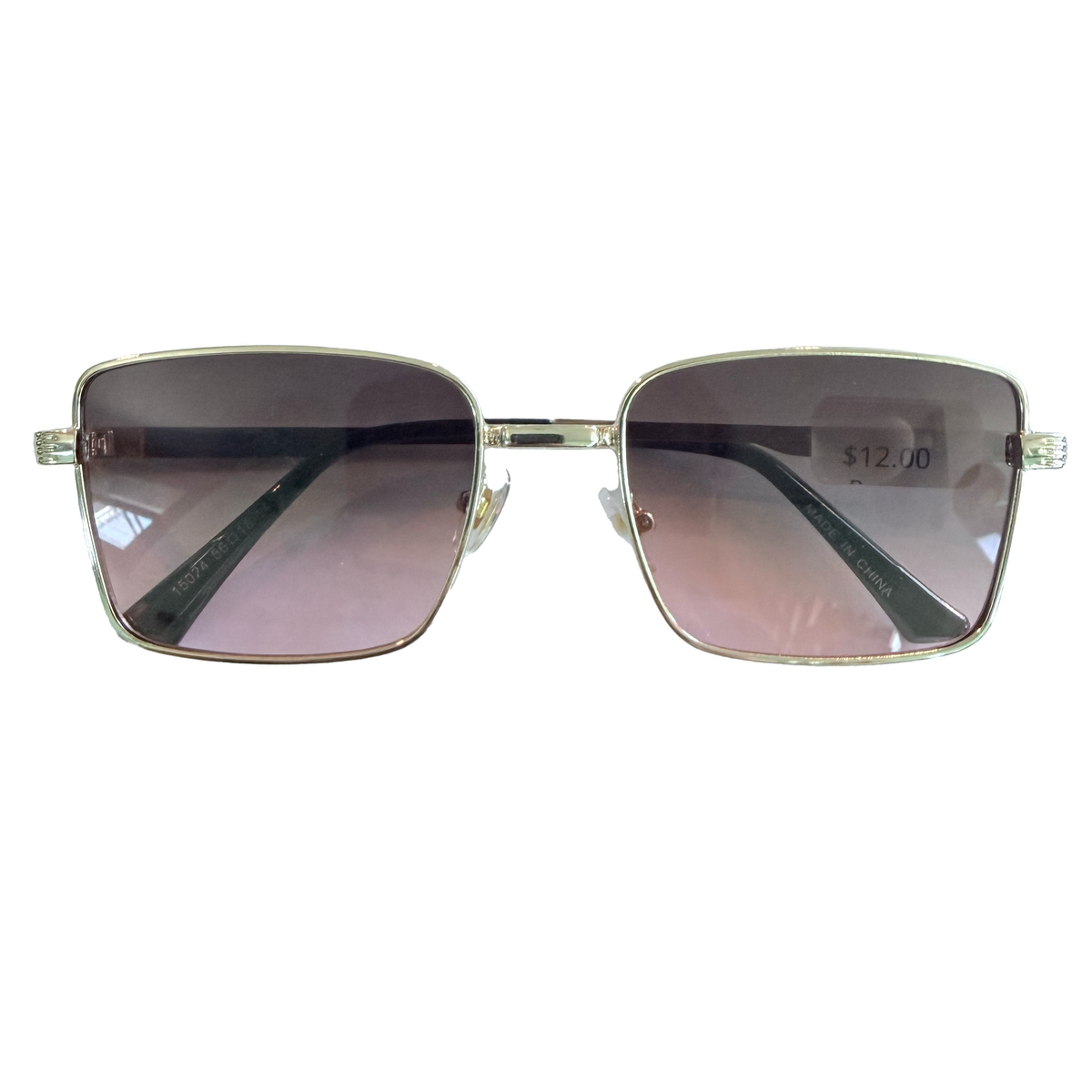 Bright Tinted Classic Block Sunglasses