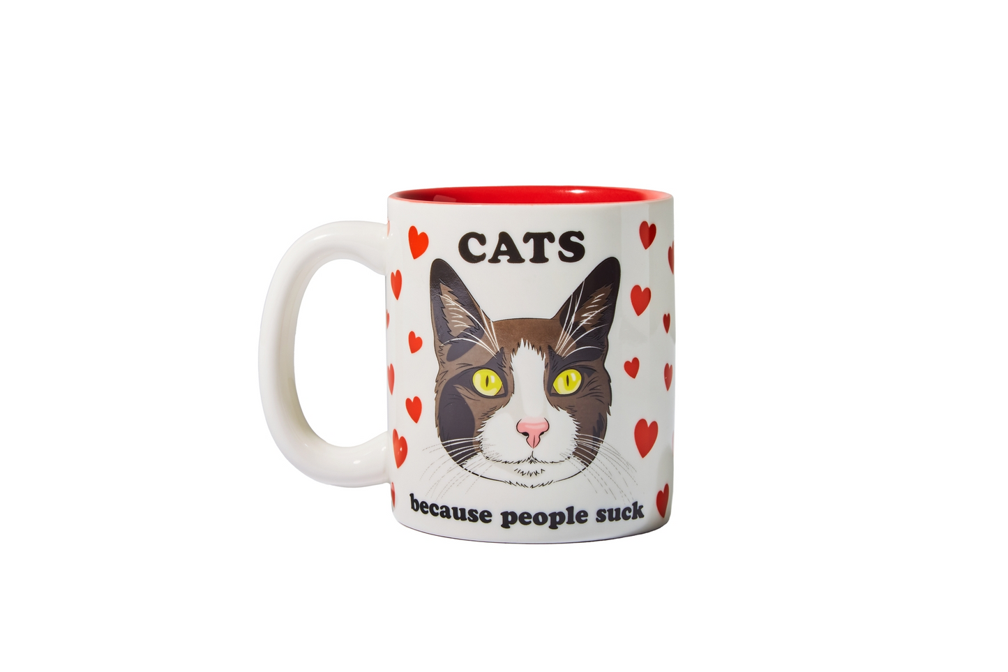 Cats Because People Suck Coffee Mug