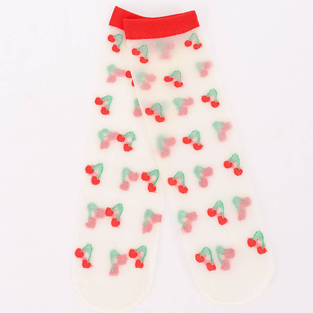 Fruit Sheer Socks