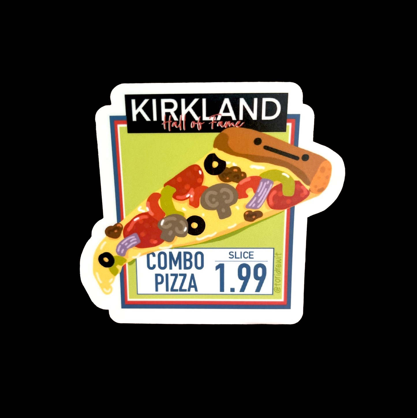 Costco Combo Pizza Sticker