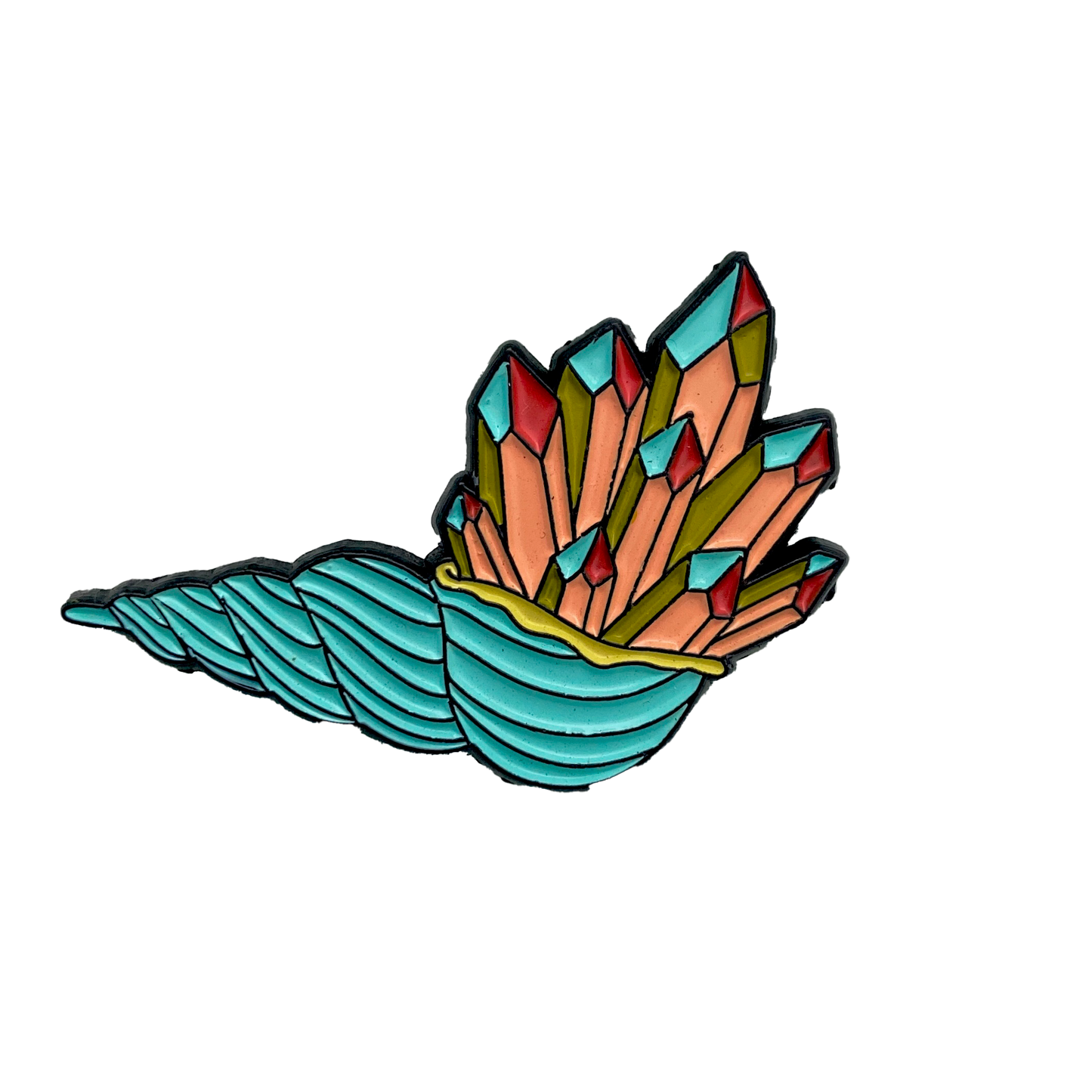 Crystal Conch Pin