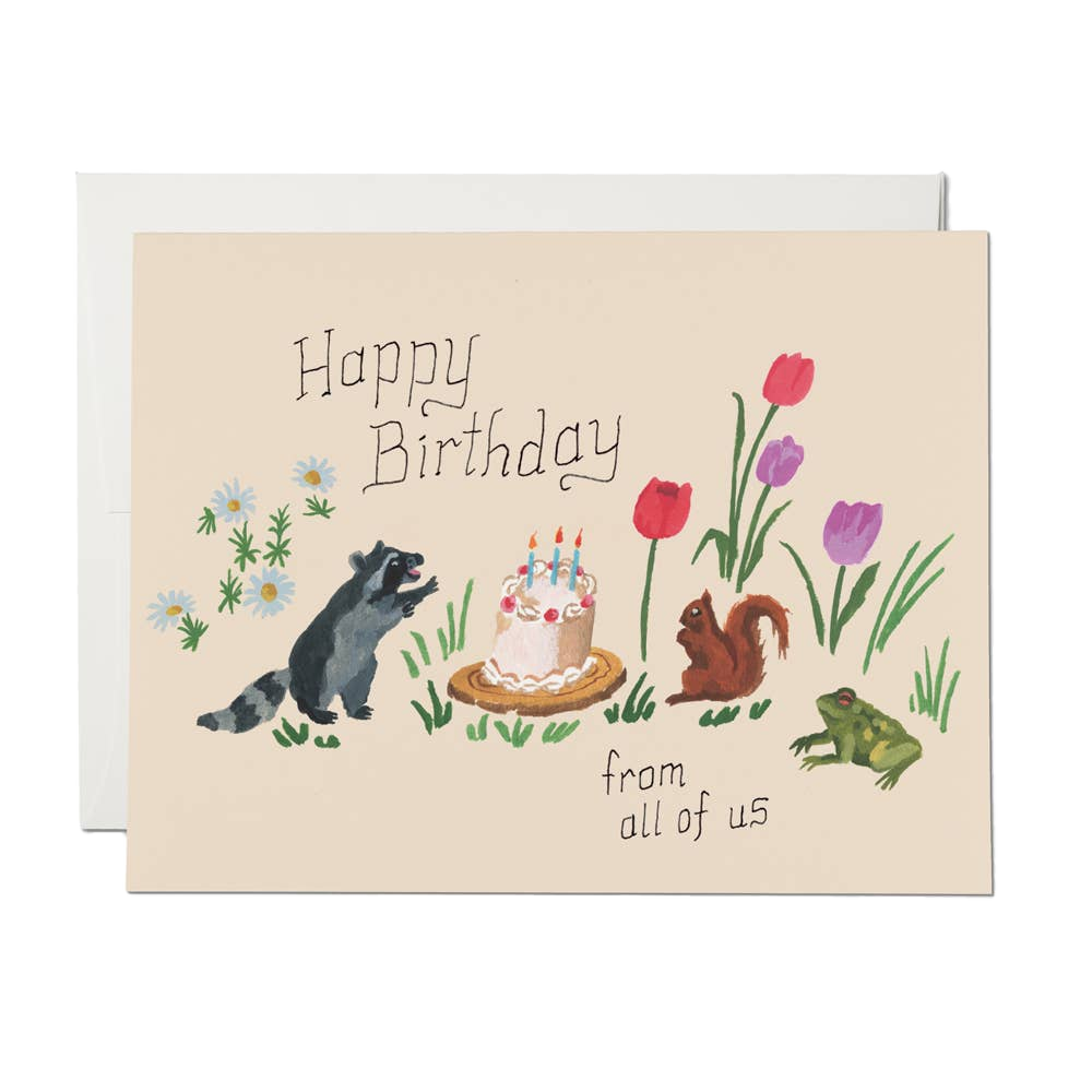 Birthday Critters Birthday Card