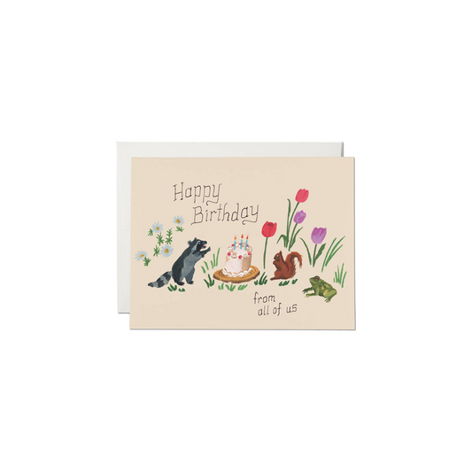 Birthday Critters Birthday Card