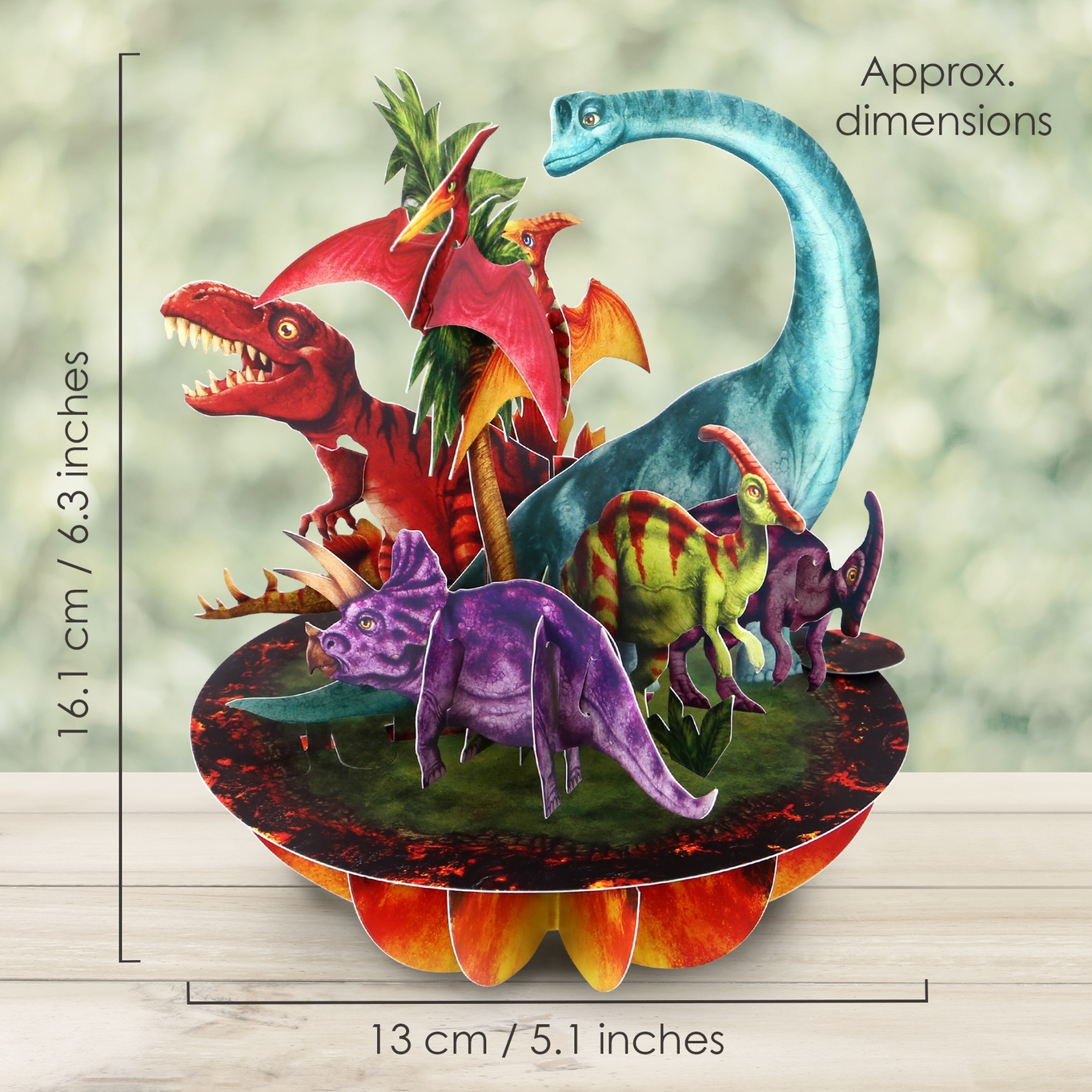 Pirouette Jurassic Dinosaurs Card