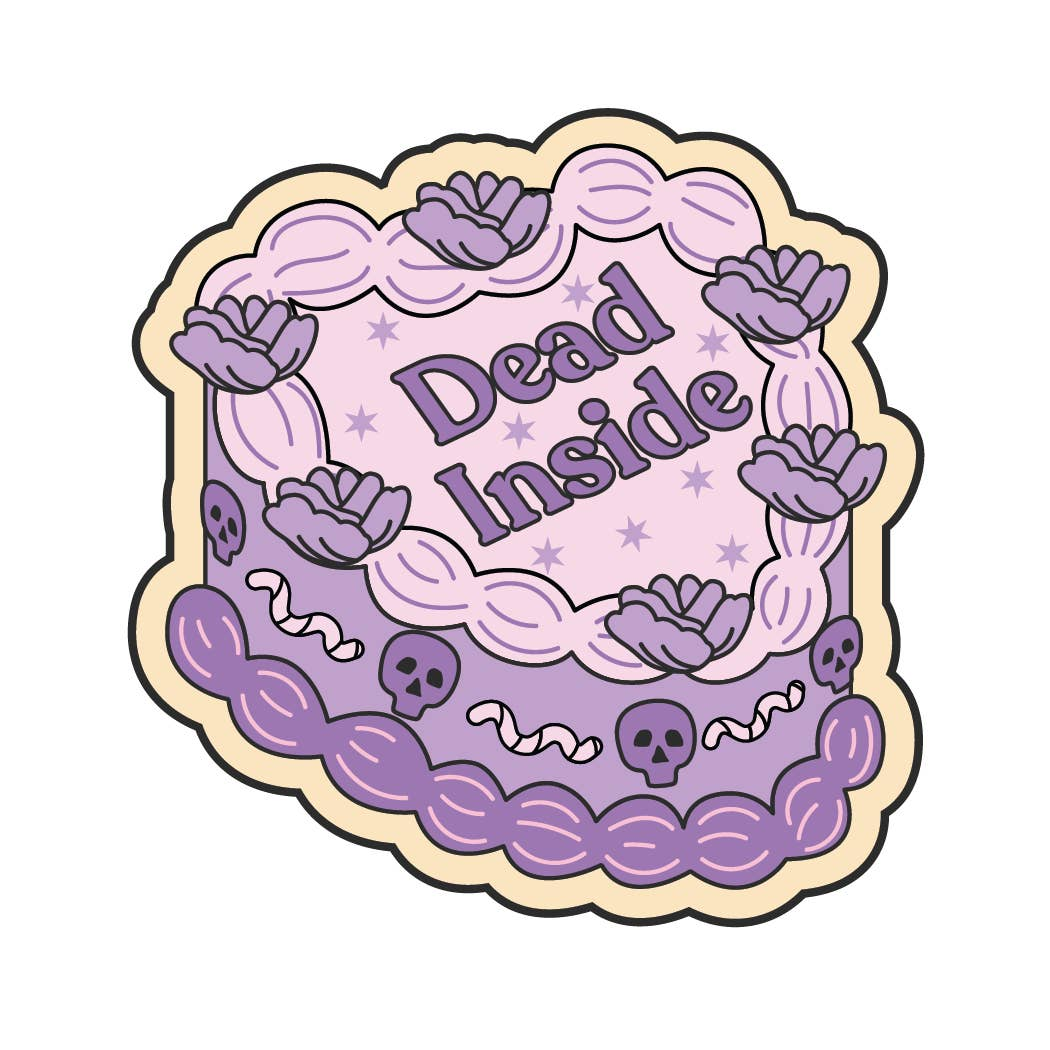 Dead Inside Heart Sticker