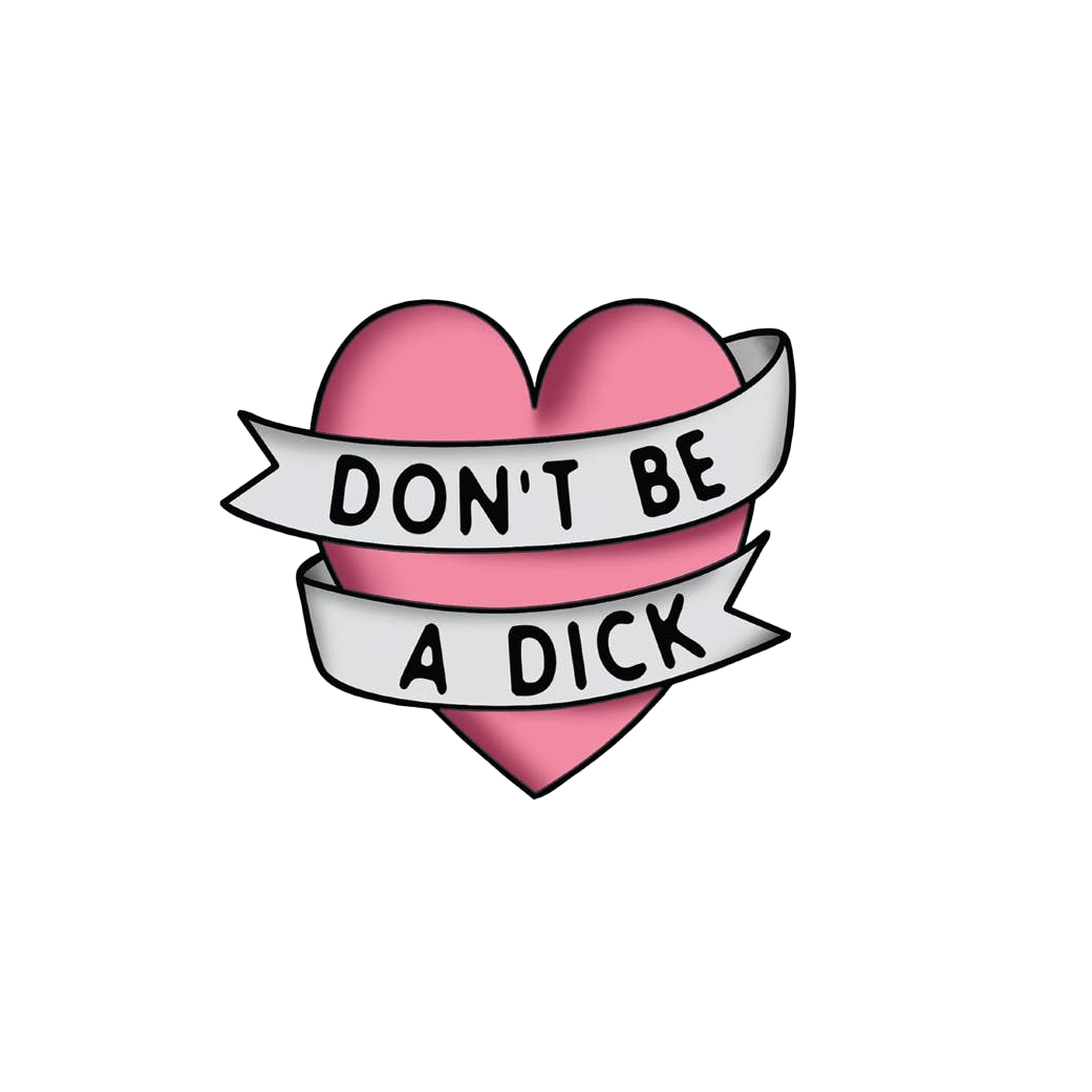 Dick Heart Sticker