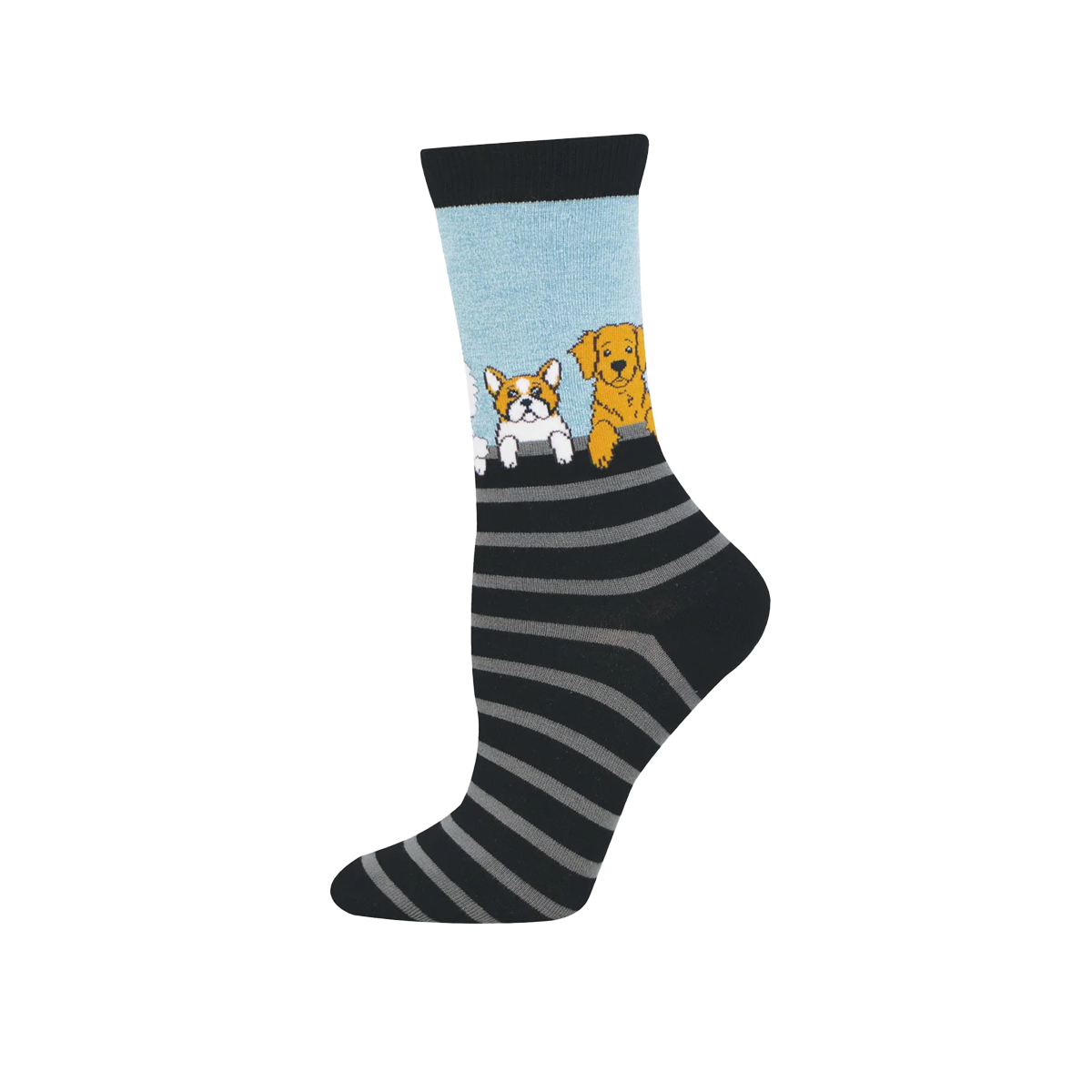 Dog Gone Stripes - Women's Socks