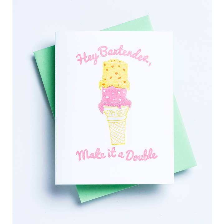Make it Double Birthday Card