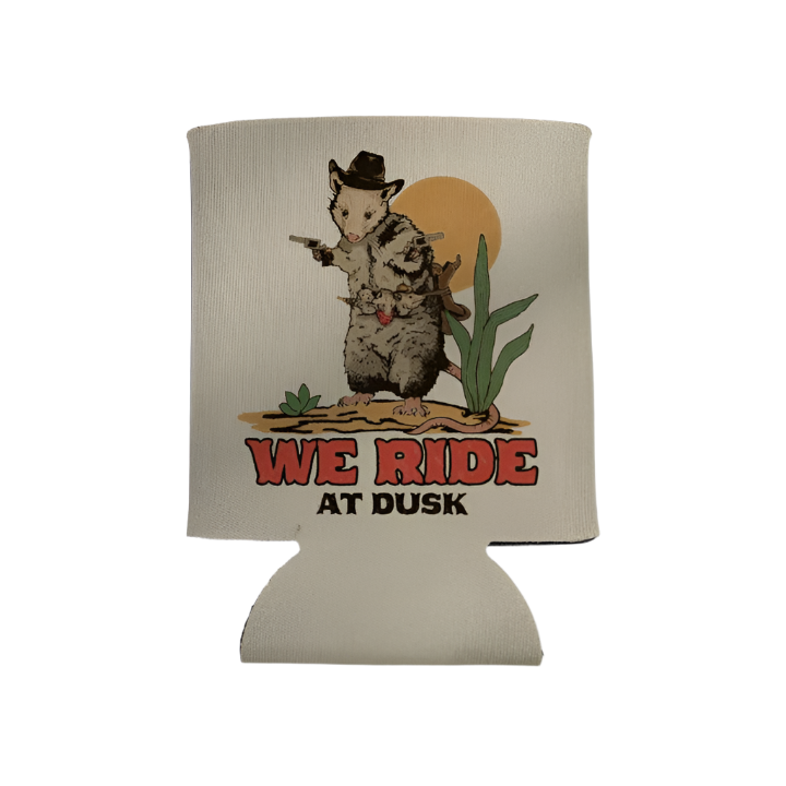 Opossum Cowboy Koozie
