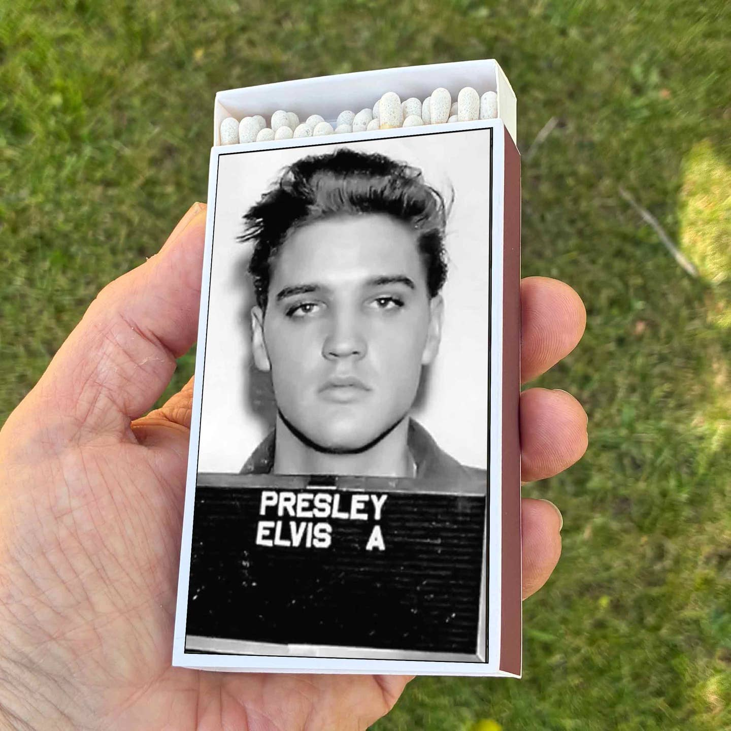 Elvis Mug Shot 4 Inch Matches